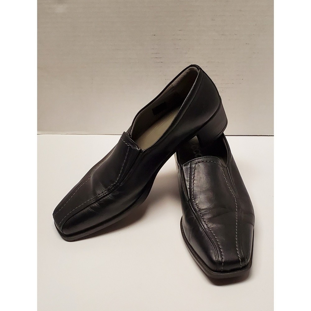 Ecco Womens Loafer Pump Navy Blue Size 7.5 - Picture 3 of 6